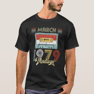 T-shirt Quarantième anniversaire enregistreur à cassettes
