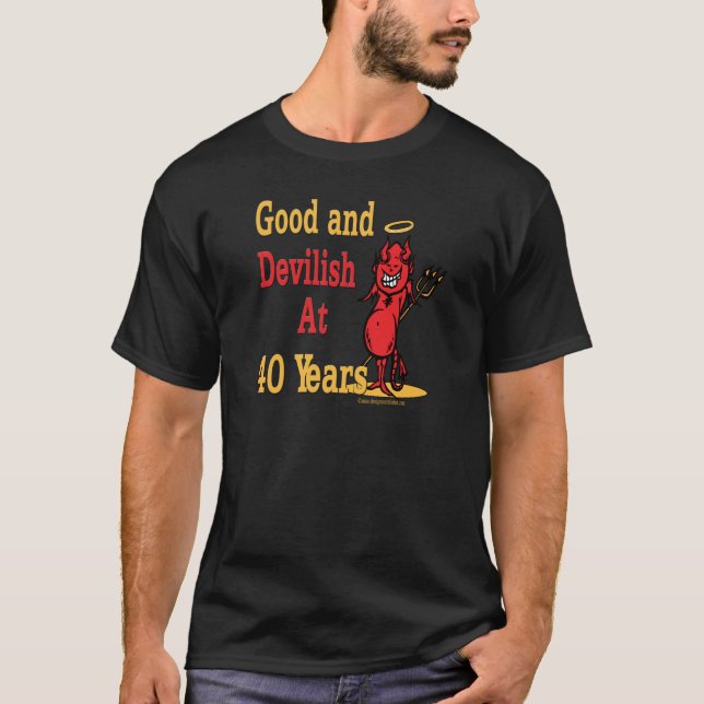 T-shirt quarantième Cadeaux d'anniversaire (Devant)
