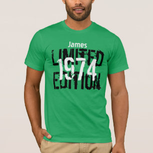 T-shirt quarantième Coutume V05 d'édition limitée de