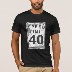 T-shirt quarantième Signe sale drôle de limitation de