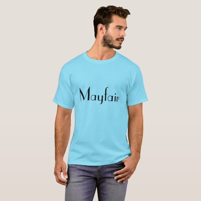 T-shirt Quartier de Mayfair, San Jose, Californie (Devant entier)