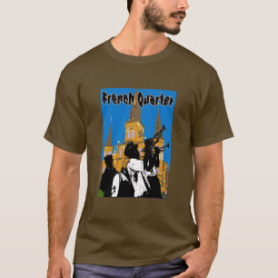 T-shirt Quartier français de la bande de laiton