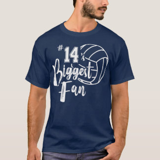 T-shirt Quatorn 14 plus gros volleyball Ventilateur Maman 