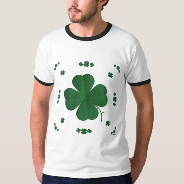 T-shirt Quatre Cloches De Feuille (Devant)