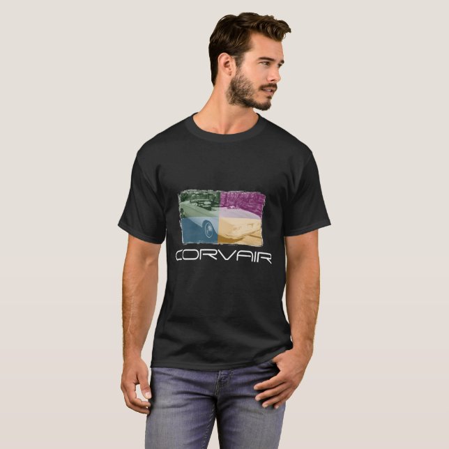 T-shirt Quatre couleur Corvair 1965 - 1970 (Devant entier)