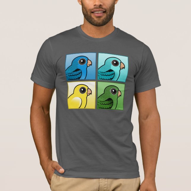 T-shirt Quatre couleur Linnies (Devant)