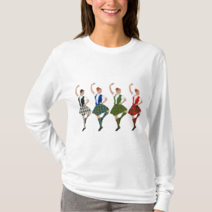 T-shirt Quatre danseurs des Highlands écossais