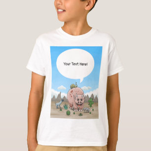 T-shirt Quatre dinosaures fantastiques