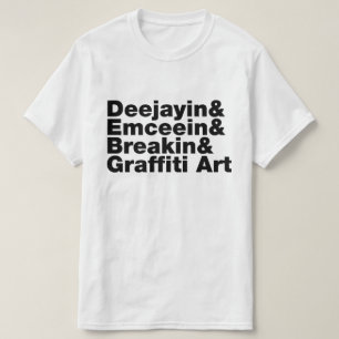 T-shirt Quatre éléments de l'Hip hop