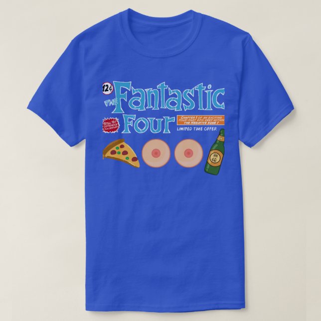 T-SHIRT QUATRE FANTASTIQUES EN VIE RÉELLE (Design devant)