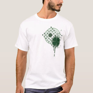T-shirt quatre feuilles de trèfle. bulles hypno.