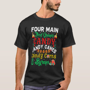 T-shirt Quatre groupes alimentaires principaux Sucres de c