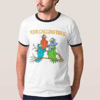 T-shirt Quatre oiseaux appelants