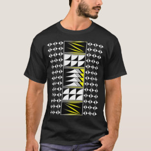 T-shirt Quatre plumes du sud-ouest en jaune
