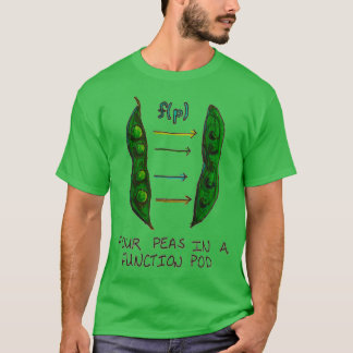 T-shirt Quatre pois dans une poitrine fonctionnelle