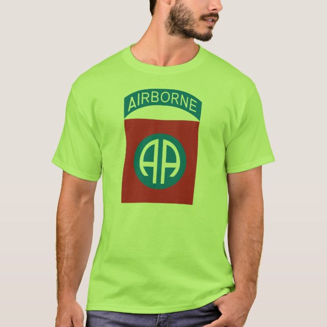 T-shirt quatre-vingt-deuxième Division Aéroportée (Devant)