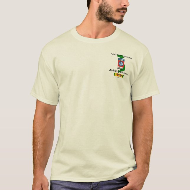 T-shirt quatre-vingt-deuxième VTFL2 aéroporté (Devant)