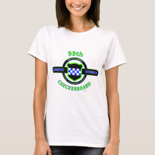 T-shirt quatre-vingt-dix-neuvième DIVISION de "DAMIER" de