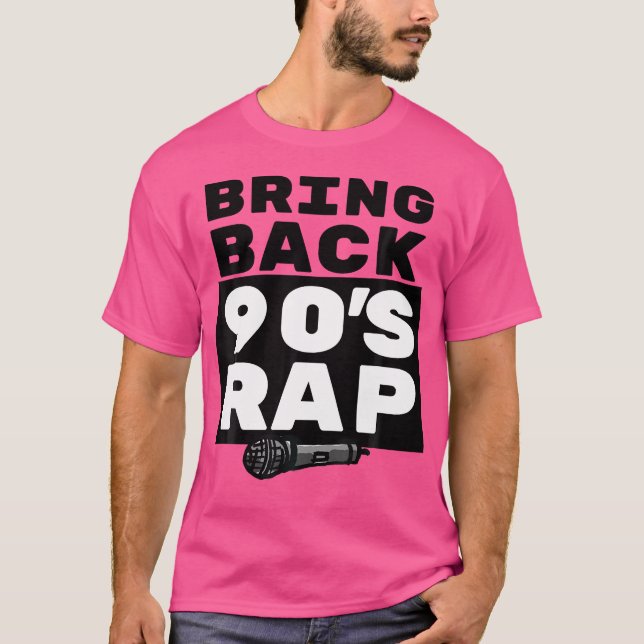 T-shirt Quatre-Vingt-Dix Rap Et Hip-Hop Lover (Devant)