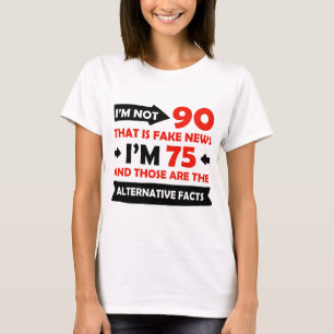 T-shirt quatre-vingt-dixième cadeaux d'anniversaire an