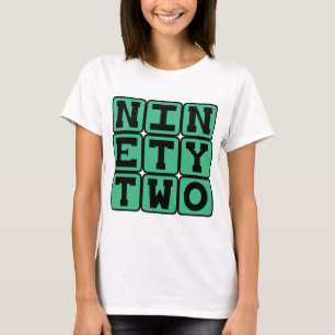 T-shirt Quatre-vingt-douze, Numéro 92