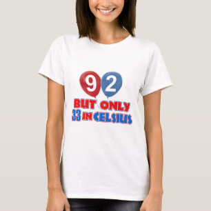 T-shirt quatre-vingt-douzième conceptions d'anniversaire