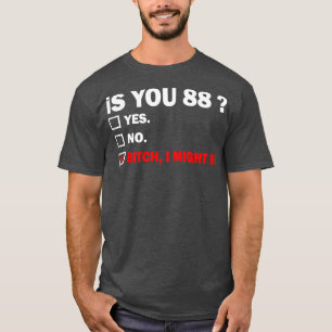T-shirt quatre-vingt-huit 88 Ans 88e