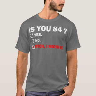 T-shirt quatre-vingt-quatre 84 Anniversaire 84ème
