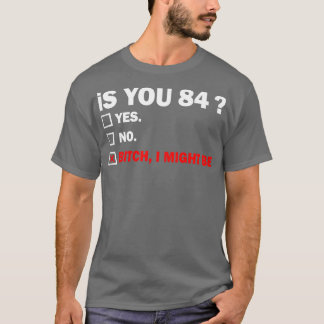 T-shirt quatre-vingt-quatre 84 Anniversaire 84ème