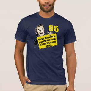 T-shirt Quatre-vingt-quinzième cadeaux d'anniversaire de