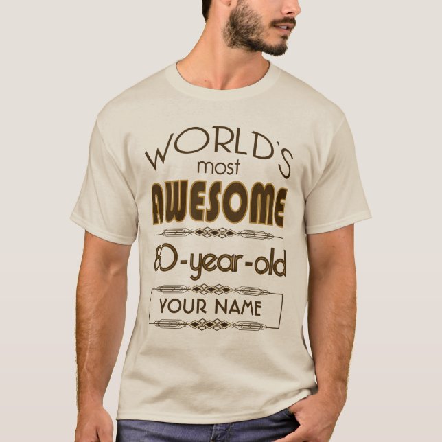 T-shirt Quatre-vingtième monde de célébration (Devant)
