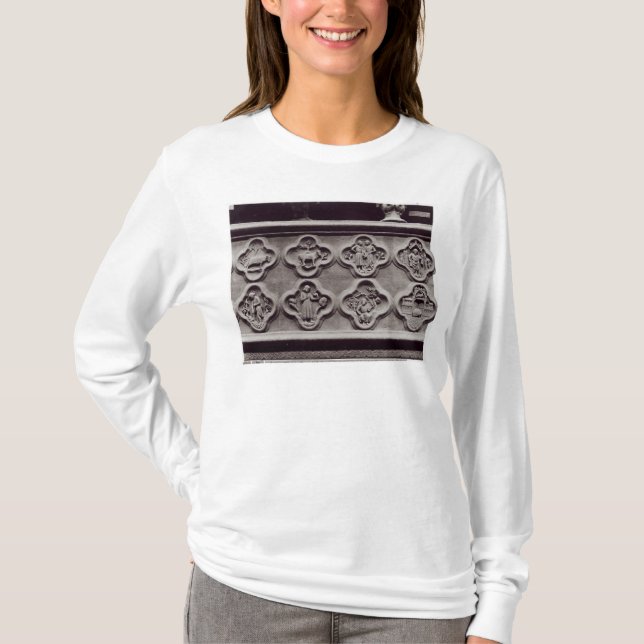 T-shirt Quatrefoils avec les signes du zodiaque (Devant)