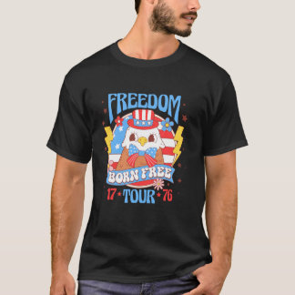 T-shirt Quatrième 4 juillet drôle hommes femmes feu d'Humo