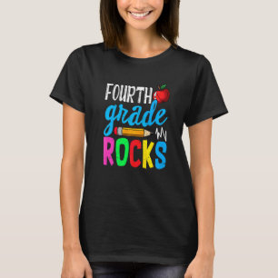 T-shirt Quatrième année déchire de retour à l'école premie