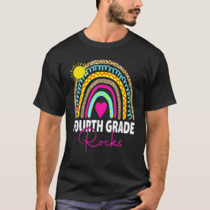 T-shirt Quatrième année équipe de roches enseignant de 4e