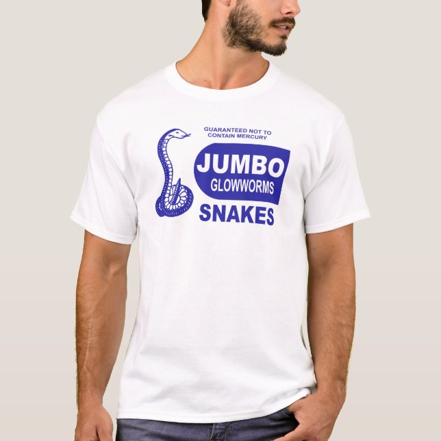T-shirt Quatrième enorme de Glowworm des feux d'artifice (Devant)