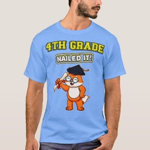 T-shirt Quatrièmement Clôture Il Primaire Élémentaire Écol