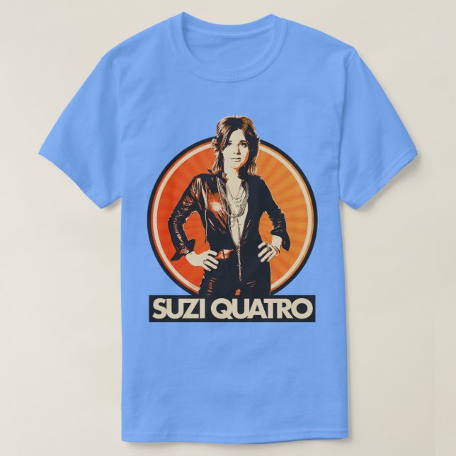 T-shirt Quatro Suzi les années 70 Glam Rock (Design devant)