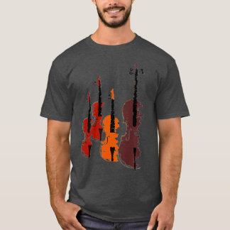 T-shirt Quatuor à cordes avec violons Viola et Cello