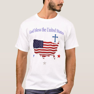 T-shirt Que Dieu bénisse les États-Unis