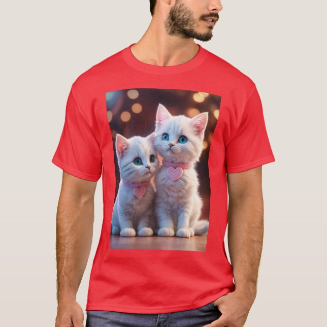 T-shirt Que diriez-vous de "Purr-parfaitement Rad : T-Shir (Devant)