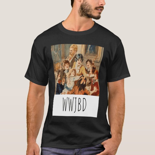 T-shirt Que ferait Jo Bhaer pour WWJBD (Devant)