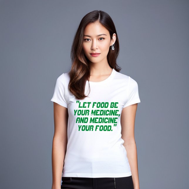 T-shirt Que la nourriture soit la médecine : déverrouiller (Créateur téléchargé)