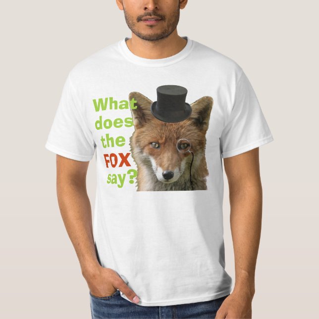 T-shirt Que le Fox indique-t-il ? (Devant)