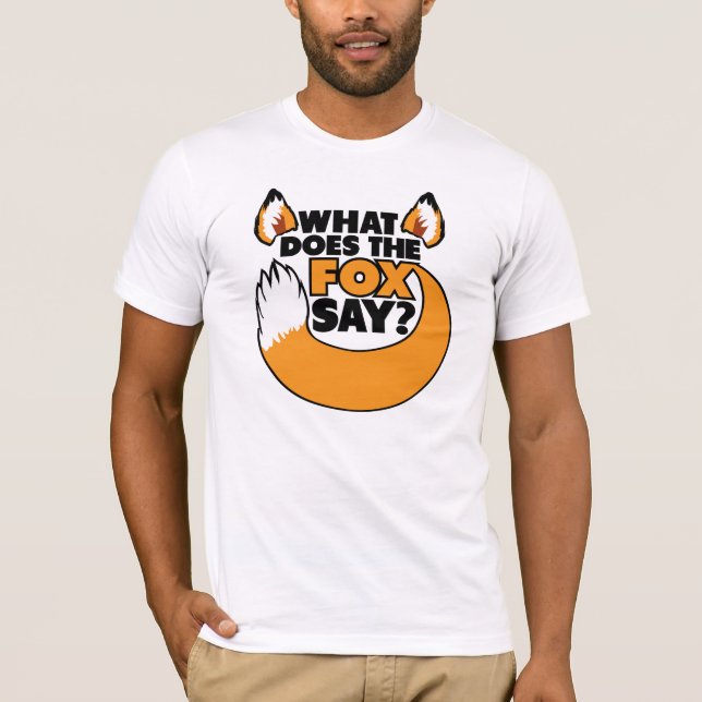 T-shirt Que le Fox indique-t-il ? (Devant)