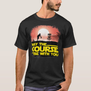 T-shirt Que Le Parcours Soit Avec Vous Cadeaux De Golf Dis