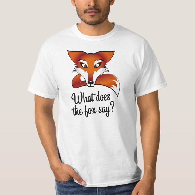 T-shirt Que le renard fait-il disent-ils ? (Devant)