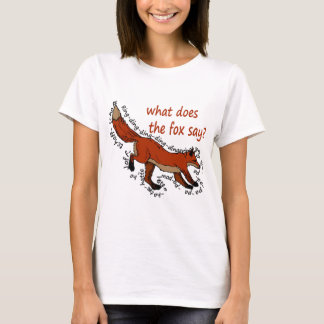 T-shirt Que le renard fait-il disent-ils ?