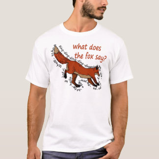 T-shirt Que le renard fait-il disent-ils ?