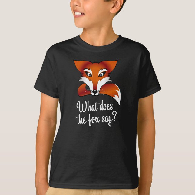 T-shirt Que le renard fait-il disent-ils ? (Devant)